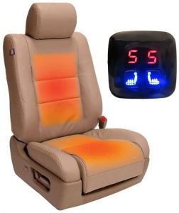 Kit Incalzire In Scaune Auto Universal Carbon Buton Digital Push Slim 5 Trepte Montaj Profesional In Toata Tara!