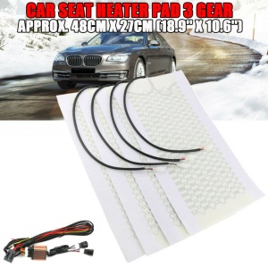 Kit Incalzire In Scaune Auto Universal Carbon Buton Rotund Push Slim 3 Trepte RGB Montaj Profesional In Toata Tara!