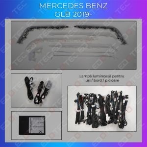 Lumini Ambientale dedicate trimuri usi picioare Mercedes B GLB GLA pe sistemul original sau telefon AMB-ME-W247-01 - Img 4