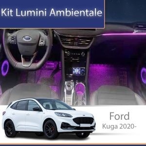 Lumini ambientale FORD Kuga 2020- set complet control telefon sau sistem original AMB-FD-KUGA-2020