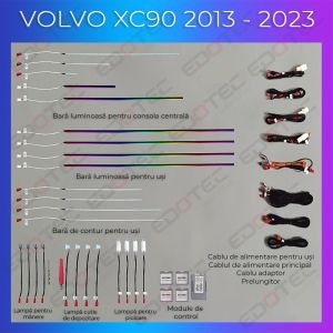Lumini ambientale Volvo XC90 set complet control telefon sau sistem original AMB-VLV-XC90-2013 - Img 2