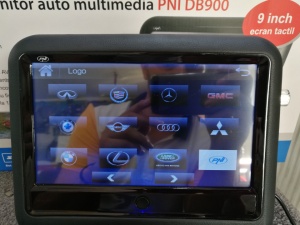 MONITOR AUTO TETIERA NEGRU ECRAN 9'' TOUCHSCREEN DVD PLAYER SD USB PNI DB900 HD - Img 8