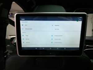 MONITOR TETIERA CU ANDROID TRAVELMATE 10" USB SD 1080P INTERNET WIFI BLUETOOTH TOUCHSCREEN REZOLUTIE HD LOGO SELECTABIL