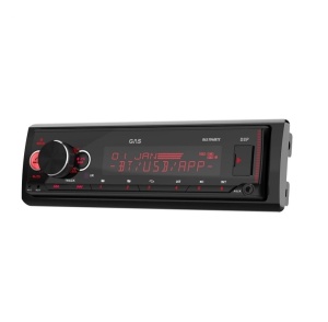 MP3 Player Auto 1DIN GAS MAX M140-BTX 4x45W Carkit Bluetooth A2DP Radio Iluminare Multicolora DSP pe 32 de Biți și 3 Iesiri (4V) Low Level