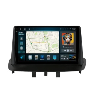 Navigatie 2K Renault Megane 3 / Fluence (2009-2016), 4GB RAM, Android, Octacore, Slot Sim 4G, DSP, GPS, Wi-FI, Carplay, Android Auto, USB, Bluetooth, Waze, Touchscreen, 9.5 Inch - Img 2