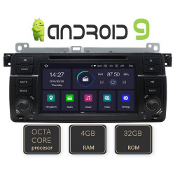 NAVIGATIE ANDROID 10 DEDICATA BMW SERIA 3 E46 MODEL EDOTEC EDT-G052-8C INTERNET WIFI PROCESOR CORTEX A9 1,6GHZ 4GB RAM 32GB ROM ECRAN CAPACITIV CARKIT BLUETOOTH PRELUARE AGENDA TELEFONICA MIRROR LINK MODEL EDT-G052-8C