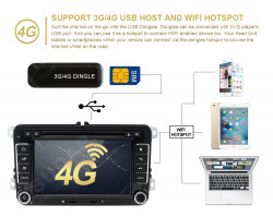 NAVIGATIE ANDROID 8.0 DEDICATA VW SKODA SEAT XTRONS PB78MTVP ECRAN 7'' CAPACITIV INTERNET 4G WIFI OCTA-CORE 4G RAM 32GB 1,5 GHZ DDR 3 CARKIT MIRROR LINK WAZE MODEL PREMIUM