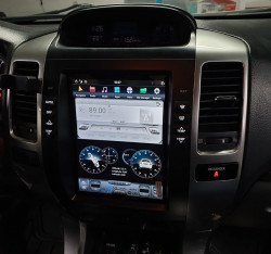 NAVIGATIE ANDROID 9.0 DEDICATA TOYOTA LAND CRUISER PRADO J120 ECRAN 10.4'' TESLA STYLE 6-CORE 4G RAM WIFI 32GB DVR GPS WAZE MODEL PREMIUM EDOTEC EDT-T456-6Core