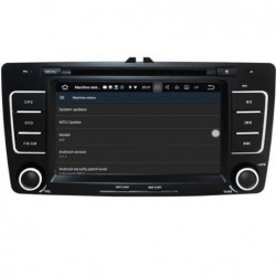 NAVIGATIE ANDROID DEDICATA SKODA OCTAVIA 2 ECRAN 8'' CAPACITIV 16GB 2GB RAM INTERNET 3G WIFI QUAD-CORE 1,6 GHZ DVR CARKIT BLUETOOTH MIRROR LINK MODEL PREMIUM