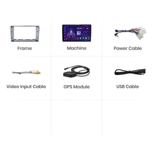 Navigatie auto dedicata Toyota Avensis 2002-2008, Android 12, 2GB RAM 32GB, google maps, youtube, wifi, waze, bluetooth