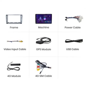 Navigatie auto dedicata Toyota Avensis 2002-2008, Android 12, 8GB RAM 128GB, google maps, youtube, wifi, waze, bluetooth