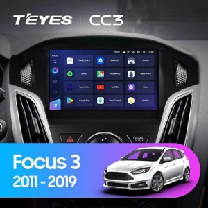 NAVIGATIE AUTO TEYES CC3 FORD FOCUS 3 2010-2018 6+128GB 9" QLED OCTA-CORE 1.8GHZ ANDROID 4G BLUETOOTH 5.1 DSP