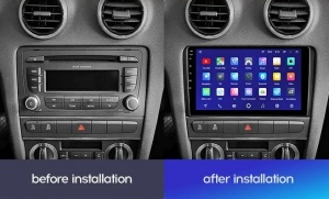 Navigatie Auto Teyes CC3L Audi A3 8P 2004-2013 4+64GB 9" IPS Octa-core 1.6Ghz Android 4G Bluetooth 5.1 DSP - Img 3