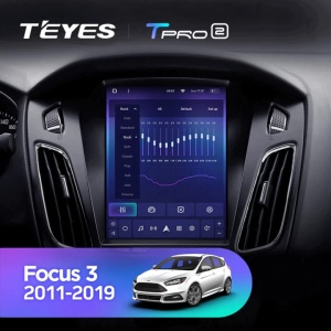 NAVIGATIE AUTO TEYES TIP TESLA TPRO 2 FORD FOCUS 3 2010-2018 4+64GB 9.7" QLED OCTA-CORE 1.8GHZ ANDROID 4G BLUETOOTH 5.1 DSP