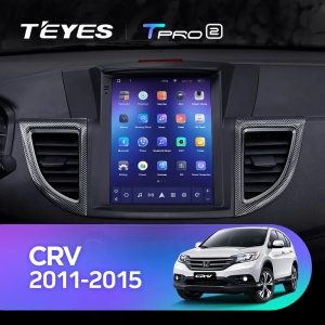 NAVIGATIE AUTO TEYES TIP TESLA TPRO 2 HONDA CR-V 4 2011-2015 4+64GB 9.7" QLED OCTA-CORE 1.8GHZ, ANDROID 4G BLUETOOTH 5.1 DSP