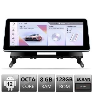 Navigatie BMW X3 X4 F25 F26 2010-2011 cu ecran CIC Android ecran 12.3" 8+128 4G BT bm-29 12.3"+CIC-12.3-8+128