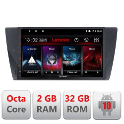 NAVIGATIE CARPAD ANDROID 10 DEDICATA BMW SERIA 3 E90/ E91/ E92/ E93 ECRAN CAPACITIV OCTACORE 2GB RAM 32 GB ROM DVR CARKIT BLUETOOTH MIRROR LINK MODEL LENOVO KIT-095+EDT-E509