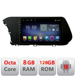 NAVIGATIE CARPAD ANDROID 10 DEDICATA HYUNDAI I20 2020 ECRAN CAPACITIV OCTACORE 8GB RAM 128GB ROM DVR CARKIT BLUETOOTH MIRROR LINK MODEL LENOVO KIT-I20+EDT-E609