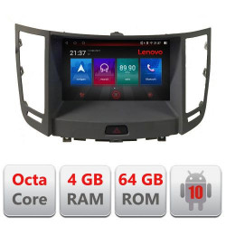 NAVIGATIE CARPAD ANDROID 10 DEDICATA INFINITI FX35 2009-2012 ECRAN CAPACITIV OCTACORE 4GB RAM 64 GB ROM DVR CARKIT BLUETOOTH MIRROR LINK MODEL LENOVO KIT-fx35+EDT-E509-PRO