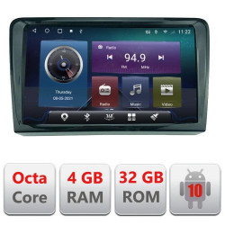 NAVIGAȚIE CARPAD ANDROID 10 DEDICATĂ VW SKODA SEAT ECRAN 9" CAPACITIV INTERNET 3G WIFI PROCESOR OCTA-CORE 4G RAM 32GB 1,6 GHZ DVR CARKIT BLUETOOTH MIRROR LINK MODEL KIT-vw+EDT-E410