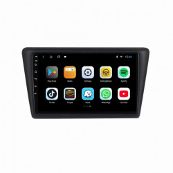NAVIGATIE CARPAD ANDROID 11 DEDICATA SKODA RAPID 2011 - 2019 ECRAN IPS 9" INTERNET WIFI QUADCORE 2GB RAM 32GB MEMORIE INTERNA SUNET DSP DVR CARKIT BLUETOOTH MIRRORLINK MODEL KIT-RAPID+EDT-M150
