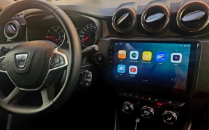 NAVIGATIE CARPAD ANDROID DEDICATA DACIA DUSTER 2022 - 2024 ECRAN QLED 10" SIM 4G OCTACORE 2+32GB SUNET DSP DVR CARKIT BLUETOOTH CARPLAY ANDROID AUTO WIRELESS PRELUARE CAMERE 360 GRADE - Img 11