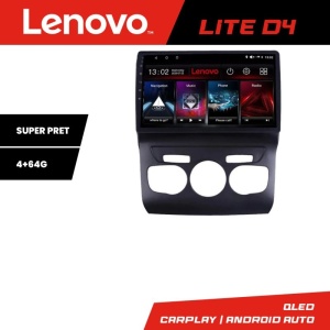 Navigatie Citroen C4 2011-2016 Quad Core Lenovo Kit-241 4+64 GB Android Waze USB Navigatie Internet Youtube Radio KIT-241+LITE-D4-10-4+64