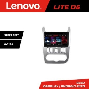 Navigatie Dacia Duster 2010-2012 Lenovo Kit-099 8 core 6+128 GB Android Waze USB Navigatie Internet Youtube Radio KIT-099+LITE-9-6+128