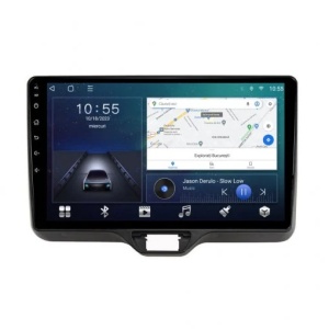 Navigatie dedicata cu Android Toyota Yaris P21 dupa 2020, 3GB RAM, Radio GPS Dual Zone, Display HD IPS 10" Touchscreen, Internet Wi-Fi si slot SIM 4G, Bluetooth, MirrorLink, USB, Waze - Img 3
