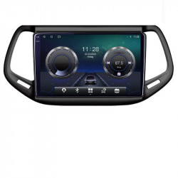 Navigatie dedicata Jeep Compass 2017 Manual C-732 Android Octa Core Ecran 2K QLED GPS 4G 4+32GB 360 KIT-732+EDT-E410-2K