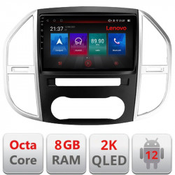 Navigatie dedicata Mercedes Vito w447 2016- Octa Core Android Radio Bluetooth GPS WIFI/4G DSP LENOVO 2K 8+128GB 360 Toslink