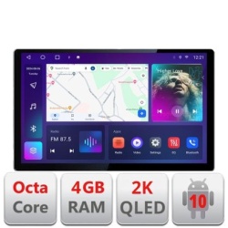 Navigatie dedicata Opel Antara N-019 Edonav ecran 13" 2K 8 si 128 Android Waze USB Navigatie 4G 360 Toslink Youtube Radio KIT-019 si KIT-019+EDT-E413-2K