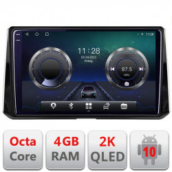 Navigatie dedicata Toyota Corolla 2019- C-388-levin Android Octa Core Ecran 2K QLED GPS 4G 4+32GB 360 kit-388-levin+EDT-E410-2K