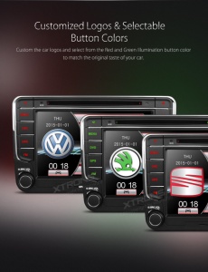 NAVIGATIE DEDICATA VOLKSWAGEN SKODA SEAT Xtrons PF73MTV DVD GPS TV CARKIT PRELUARE AGENDA TELEFONICA - Img 8
