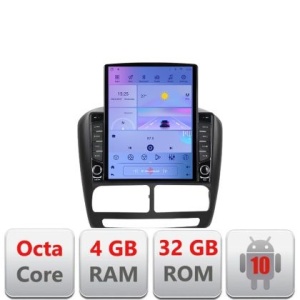 Navigatie Fiat Doblo 2010-2017 KIT-DOBLO10 ecran tip TESLA 9.7" 8 core 4+32 4G DSP Android Radio Bluetooth Internet GPS WIFI KIT-DOBLO10+EDT-E709+KIT-10-9