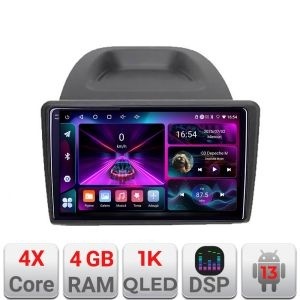 Navigatie Ford Fiesta 2012-2018 A-256 4+64 InCell Display 1K Android Waze USB Navigatie Internet Youtube Radio KIT-256+EDT-E209-RK