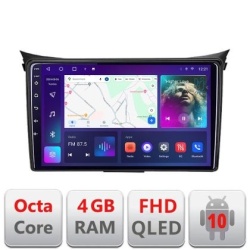 Navigatie HHyundai I30 2011-2016 Android Ecran QLED octa core 4+64 carplay android auto KIT-i30-2011+EDT-E309V3 Cod: KIT-i30-2011+EDT-E309V3