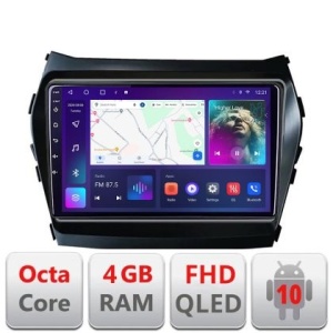 Navigatie HHyundai Santa Fe IX45 2012-2017 B-209 Android Ecran QLED octa core 4+64 carplay android auto KIT-209+EDT-E309V3 KIT-209+EDT-E309V3