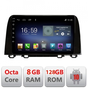 Navigatie Honda CRV 2016-2022 F-CRV19 Octa Core cu Android Radio Bluetooth Internet GPS WIFI DSP 8+128GB 4G KIT-crv19+EDT-609