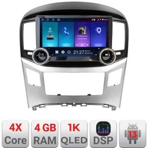 Navigatie Hyundai H1 Starex 2016- Kit-h1 Edotec 4+64 10.5 inch Incell 1K android Wifi 5Ghz gps internet KIT-h1+EDT-E211-RK