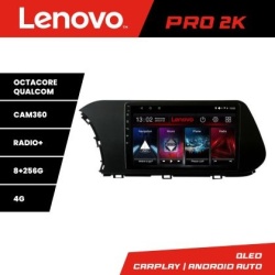 Navigatie Hyundai I20 2020- Lenovo Kit-i20 8 core QLED 2K 8+256 360 Android Waze USB Navigatie Internet Youtube Radio KIT-i20+PRO-2K-10-8+256
