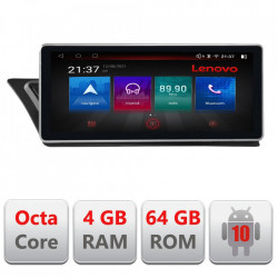 NAVIGAȚIE LENOVO ANDROID 10 DEDICATĂ AUDI Q5 8R 2008-2015 ECRAN CAPACITIV OCTACORE 4GB RAM 64 GB ROM DVR CARKIT BLUETOOTH MIRROR LINK MODEL LENOVO KIT-Q5+EDT-E509-PRO