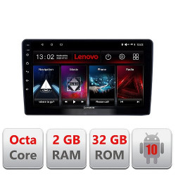 NAVIGATIE LENOVO ANDROID 10 DEDICATA NISSAN NAVARA 2006-2014 ECRAN CAPACITIV OCTACORE 2GB RAM 32 GB ROM DVR CARKIT BLUETOOTH MIRROR LINK MODEL LENOVO KIT-NAVARA+EDT-E509