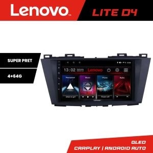 Navigatie Mazda 5 2010-2017 Lenovo Kit-117 4+64 GB Android Waze USB Navigatie Internet Youtube Radio KIT-117+LITE-D4-9-4+64