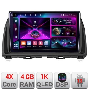 Navigatie Mazda CX-5 2012-2016 A-212 4+64 InCell Display 1K Android Waze USB Navigatie Internet Youtube Radio KIT-212+EDT-E210-RK