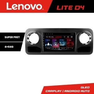 Navigatie Mercedes Sprinter 2018- Android radio gps internet 4+64GB 4-Core Lenovo KIT-sprinter+LITE-D4-10-4+64