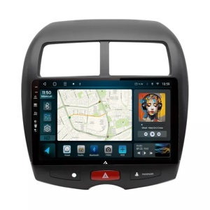 Navigatie Mitsubishi ASX / Peugeot 4008 (2010-2018), 4GB RAM, Android, Octacore, Slot Sim 4G, DSP, GPS, Wi-FI, Carplay, Android Auto, USB, Bluetooth, Waze, Touchscreen, 10.1 Inch - Img 2