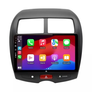 Navigatie Mitsubishi ASX / Peugeot 4008 (2010-2018), 8GB RAM, Android, Octacore, Slot Sim 4G, DSP, GPS, Wi-FI, Carplay, Android Auto, USB, Bluetooth, Waze, Touchscreen, 10.1 Inch - Img 3