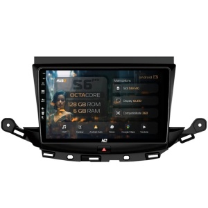 Navigatie Opel Astra K, 6GB RAM, Android, Octacore, Slot Sim 4G, DSP, GPS, Wi-FI, Carplay, Android Auto, USB, Bluetooth, Waze, Touchscreen, 9 Inch