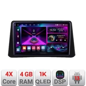 Navigatie Opel Mokka 2012-2016 A-MOKKA1 4+64 InCell Display 1K Android Waze USB Navigatie Internet Youtube Radio KIT-MOKKA1+EDT-E209-RK